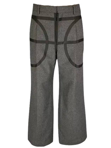 Basketball Wool Wide Pants Grey - GIVENCHY - BALAAN 1