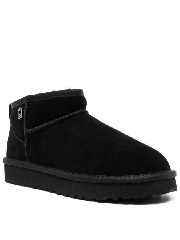 Liu Jo Black Suede Ankle Boots With Logo - LIU JO - BALAAN 3