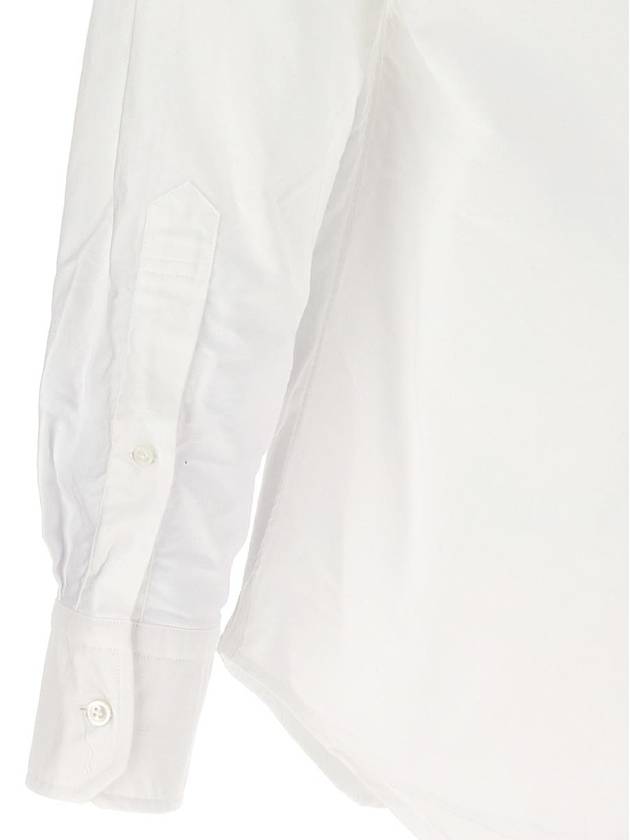 Armband Oxford Long Sleeve Shirt White - THOM BROWNE - BALAAN 5