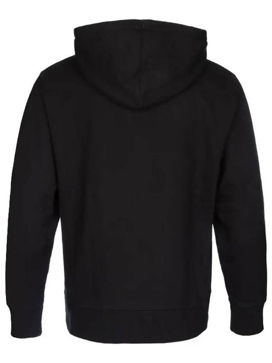 Handwriting loose fit brushed hoodie black IU00330KM0020 - MAISON KITSUNE - BALAAN 2