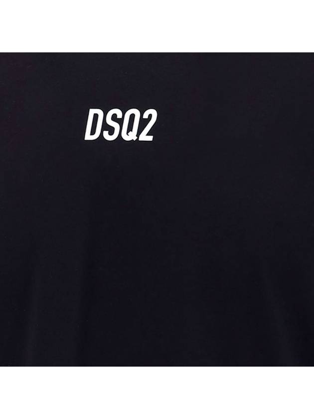 mini logo short sleeve t-shirt black - DSQUARED2 - BALAAN 4