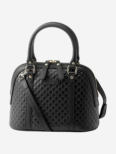 Microssima Small Dome Tote Bag Black - GUCCI - BALAAN 2