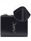 Monogram Half Wallet Black - SAINT LAURENT - BALAAN 3