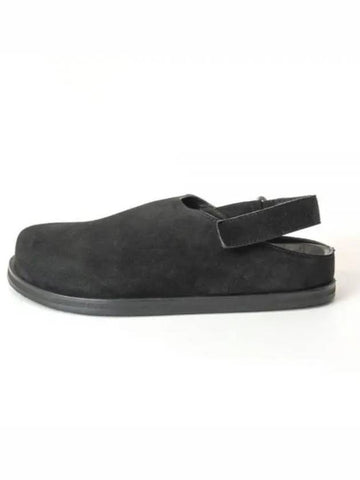 HARDNING SNM SUEDE CLOG BLACK 1019 suede clog - STUDIO NICHOLSON - BALAAN 1