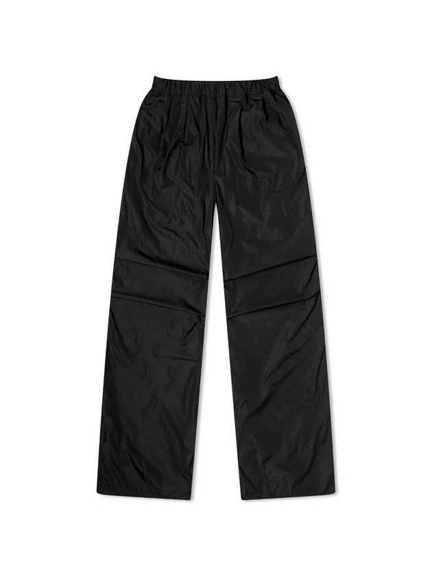 Tashio Beggy Nylon Straight Pants Black - MAX MARA - BALAAN 1