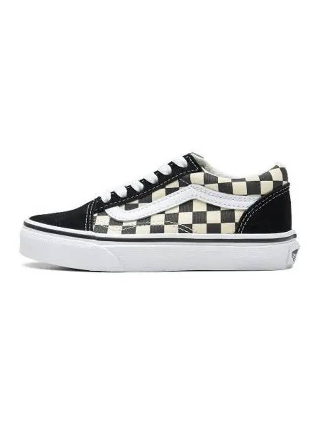 KIDS Old School Primary Check Black White - VANS - BALAAN 1