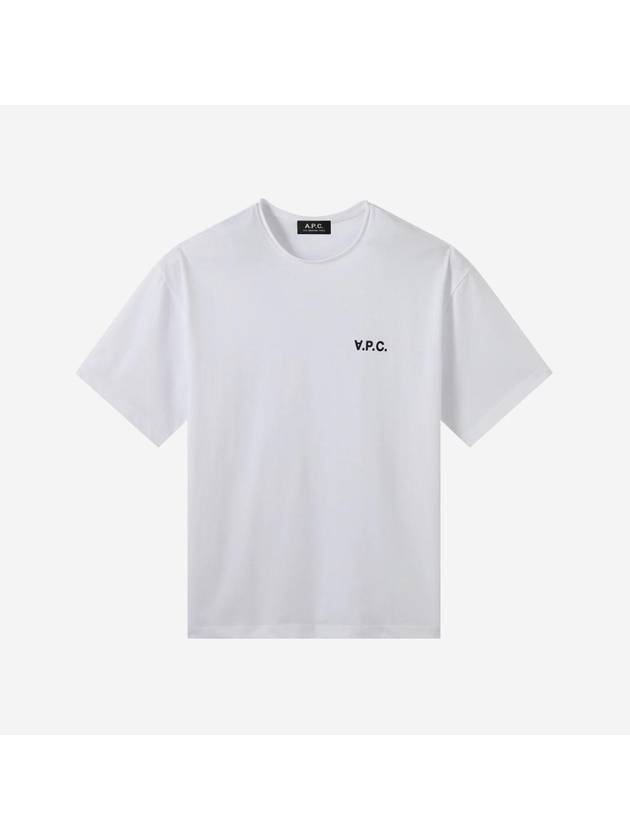 Karol Small Felt Logo Short Sleeve T-Shirt White - A.P.C. - BALAAN 2