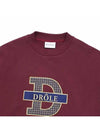 Drold Monsieur Men's LE DROLE TARTAN Sweatshirt Burgundy CSW126 CO001 BX - DROLE DE MONSIEUR - BALAAN 3