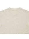 Back Stitch Crew Neck Knit Top Cream - MAISON MARGIELA - BALAAN 4