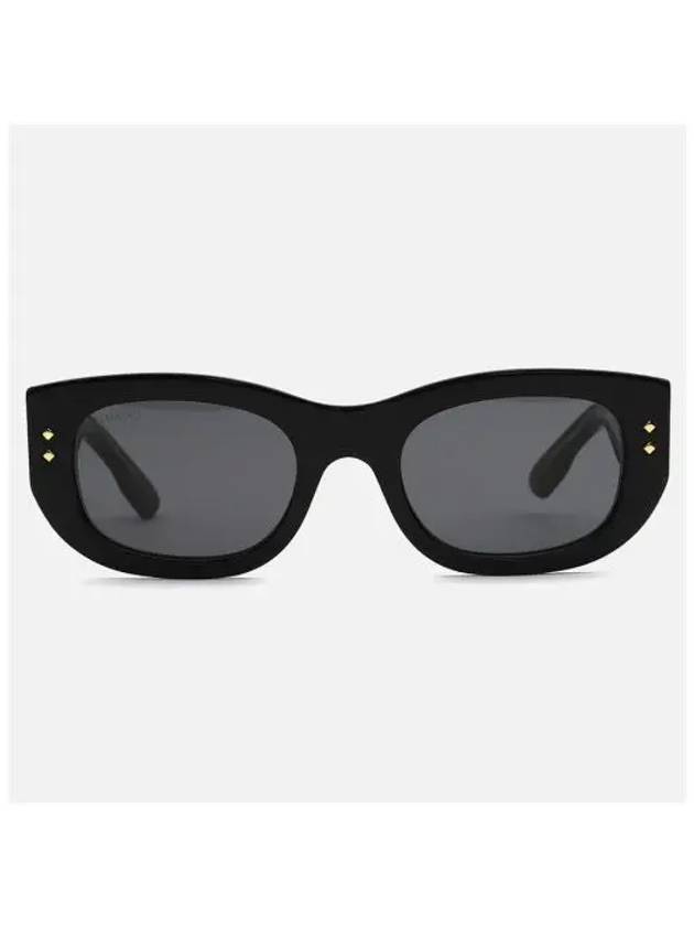 Rectangle Acetate Sunglasses Black - GUCCI - BALAAN 2