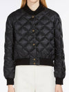 Reversible Water Repellent Bomber Jacket Black - MAX MARA - BALAAN 2