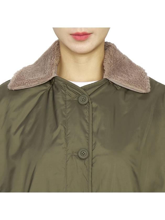 Drava Reversible Padding Green - MAX MARA - BALAAN 9