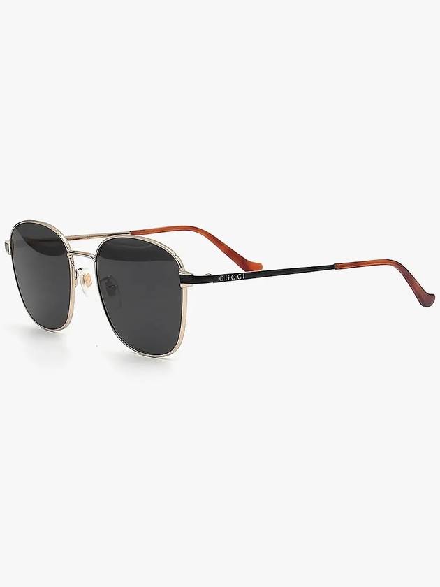 Eyewear Square Metal Sunglasses Black - GUCCI - BALAAN 3