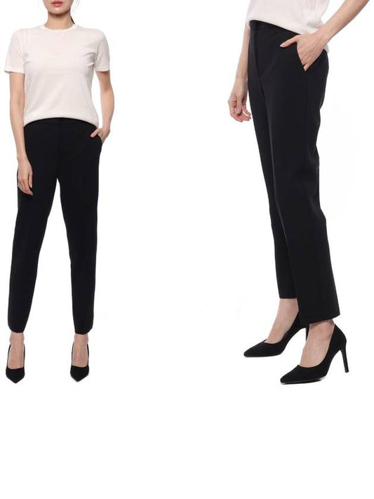 Pegno Straight Pants Black - MAX MARA - BALAAN 2