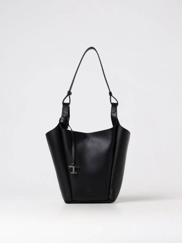 Leather Small Bucket Bag Black - TOD'S - BALAAN 2