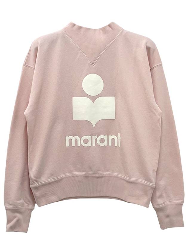 Moby Logo Print Sweatshirt Pink - ISABEL MARANT ETOILE - BALAAN 3