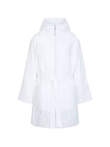 Armani Wonder Week 10 Women s Padded Nylon Hooded Coat White 271109 - EMPORIO ARMANI - BALAAN 1