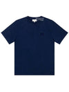 Bold Fox Head Patch Comfort Short Sleeve T-Shirt Navy - MAISON KITSUNE - BALAAN 2