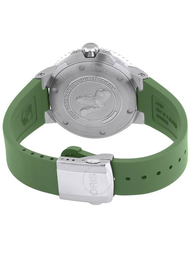 Oris Aquis Automatic Green Dial Men's Watch 01 733 7766 4187-Set - ORIS - BALAAN 3