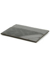 Diagonal FF Canvas Card Wallet Grey - FENDI - BALAAN 4