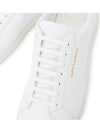 Men's Andy Leather Low Top Sneakers White - SAINT LAURENT - BALAAN 11