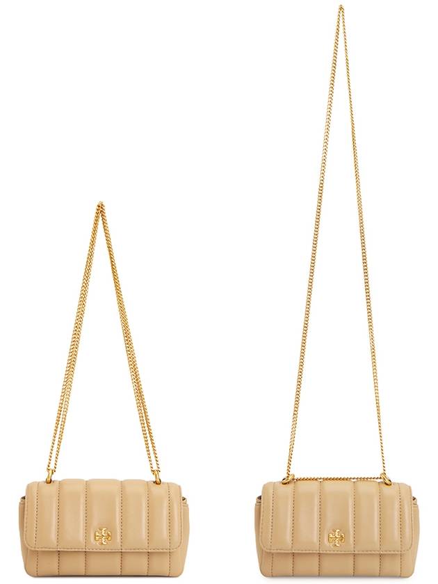 Kira Flap Mini Shoulder Bag Beige - TORY BURCH - BALAAN 8