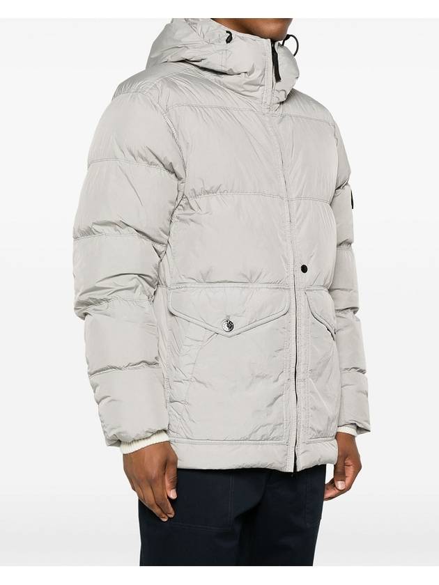 Crinkle Reps Re-Nylon Down Padding Grey - STONE ISLAND - BALAAN 3