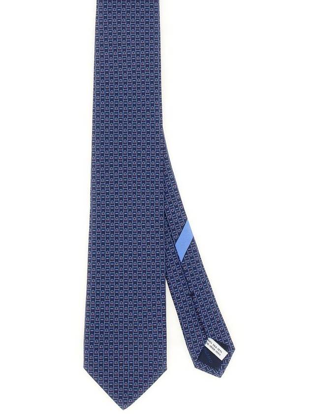 Salvatore Ferragamo Tie With Logo Print - SALVATORE FERRAGAMO - BALAAN 2