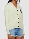 Women s Karin Logo Cardigan CA0008FA A1X05E 02LY - ISABEL MARANT - BALAAN 2