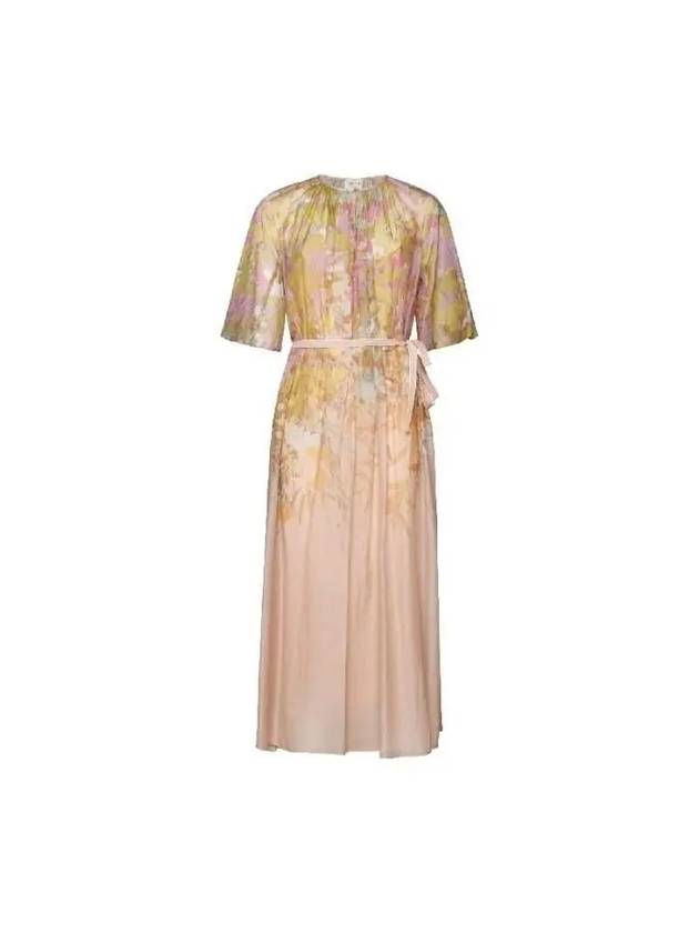 Forte flower printing tie long dress 12117 2516 - FORTE FORTE - BALAAN 1