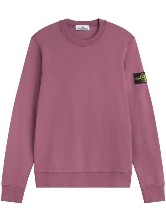 Compass Patch Cotton Sweatshirt Pink - STONE ISLAND - BALAAN 1