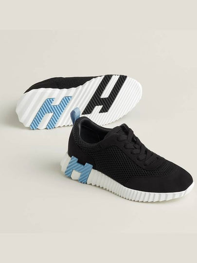 Bouncing Low Top Sneakers Black - HERMES - BALAAN 2