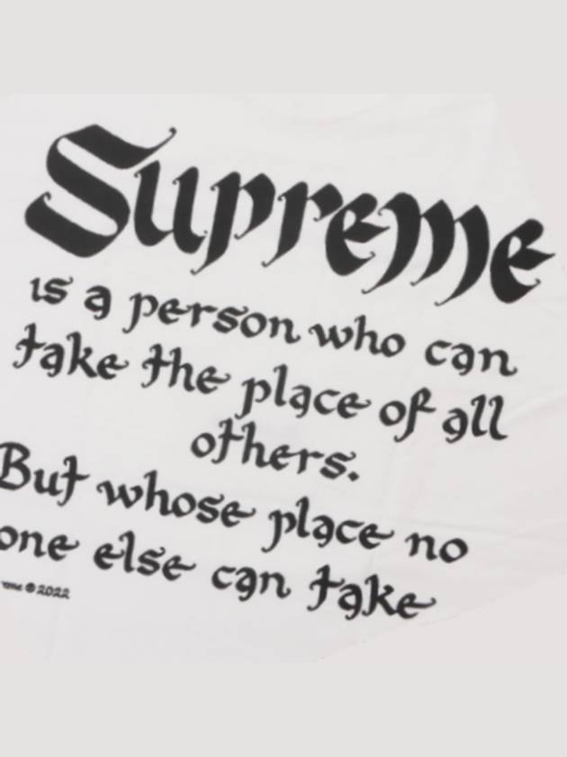 Pearlson T Shirt White Supreme Person Tee - SUPREME - BALAAN 4