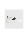 Web detail blue tab low top sneakers white - GUCCI - BALAAN 2