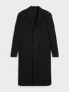 boxy coat felt black - CELINE - BALAAN 2