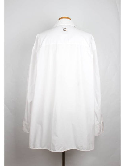 Backlogo overshirt white XL - WOOYOUNGMI - BALAAN 2