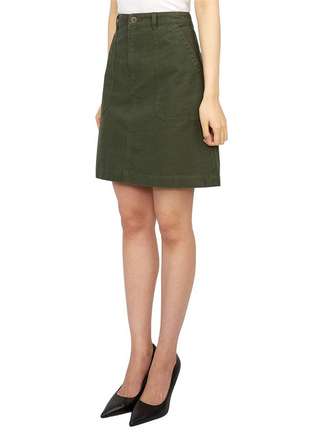 COGBJ F06299 KAF VERT FONCE Women s Mini Skirt - A.P.C. - BALAAN 4