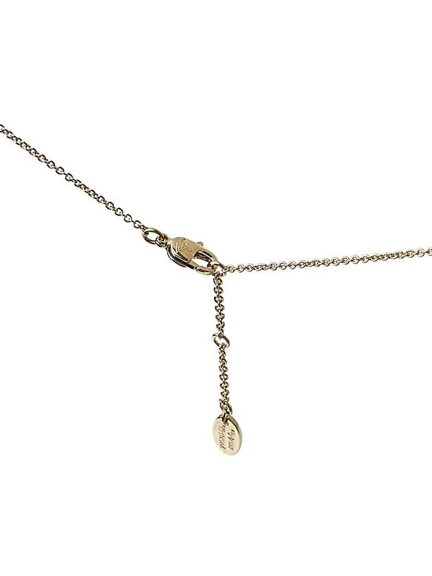 Women's Thin Line Short Flat ORB Pendant Necklace Gold - VIVIENNE WESTWOOD - BALAAN 8