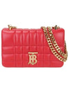 Lola Monogram Quilted Leather Mini Shoulder Bag Red - BURBERRY - BALAAN 2