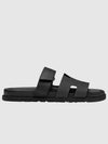 Chypre Velcro Sandals Black - HERMES - BALAAN 2