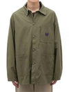 IDomestic ShippingI D N Coverall Olive OT179 DN Jacket kr 218060 - NEEDLES - BALAAN 2