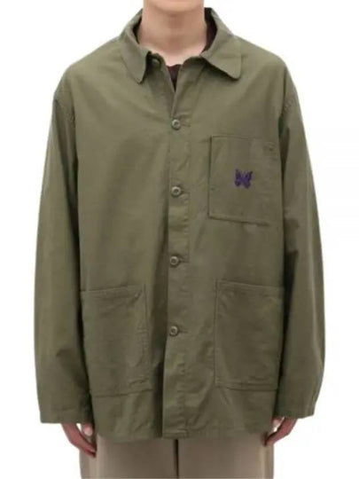 D.N. Coverall Jacket Green - NEEDLES - BALAAN 2