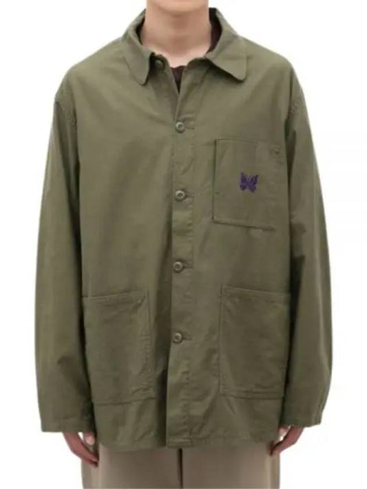 IDomestic ShippingI D N Coverall Olive OT179 DN Jacket kr 218060 - NEEDLES - BALAAN 2