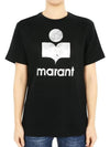 Zwell Logo Print Short Sleeve T-Shirt Black - ISABEL MARANT - BALAAN 3