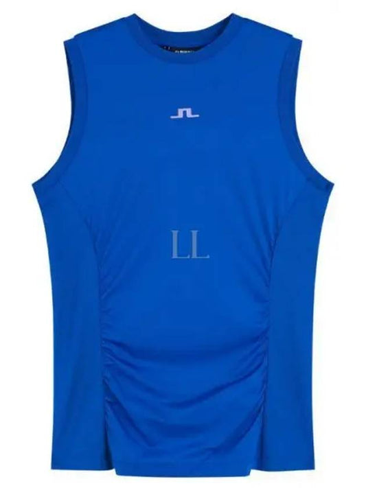 Women's Hannah Top Surf the Web Blue - J.LINDEBERG - BALAAN 2