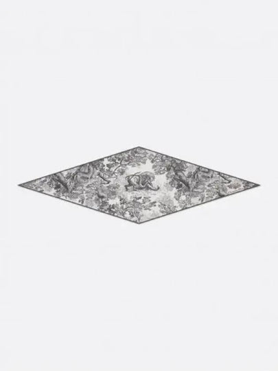 Toile De Jouy Sauvage Silk Twill Scarf Grey - DIOR - BALAAN 2