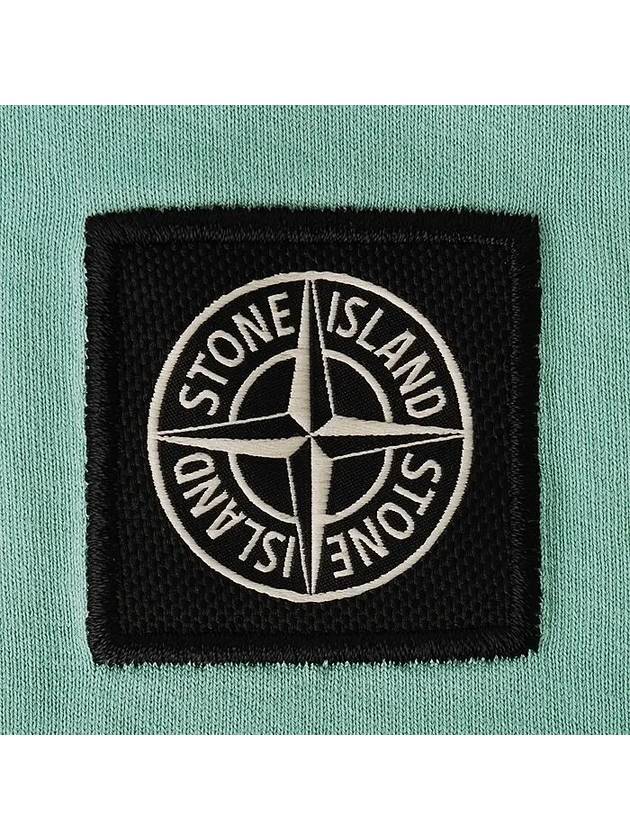 Logo Patch Short Sleeves T-Shirt Light Green - STONE ISLAND - BALAAN 5