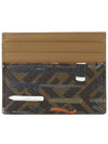 Men's FF Canvas Card Wallet Brown - FENDI - BALAAN 2