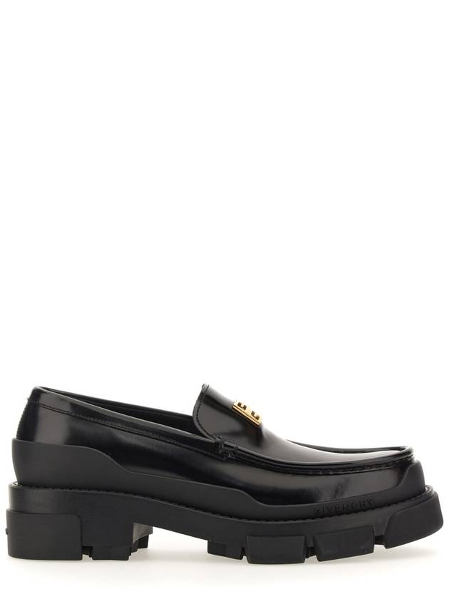 4G Terra Leather Loafers Black - GIVENCHY - BALAAN 3