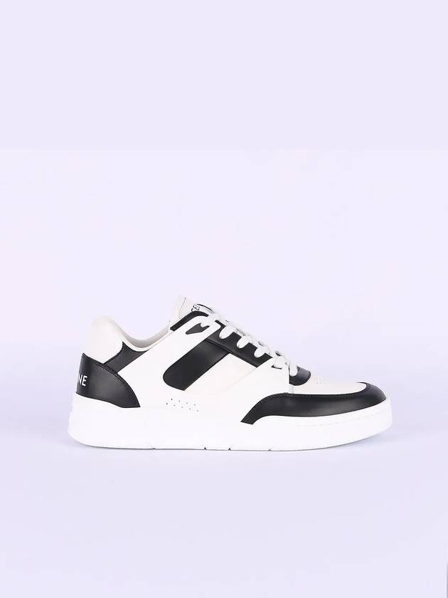 CT 07 Calfskin Low Top Sneakers White - CELINE - BALAAN 3